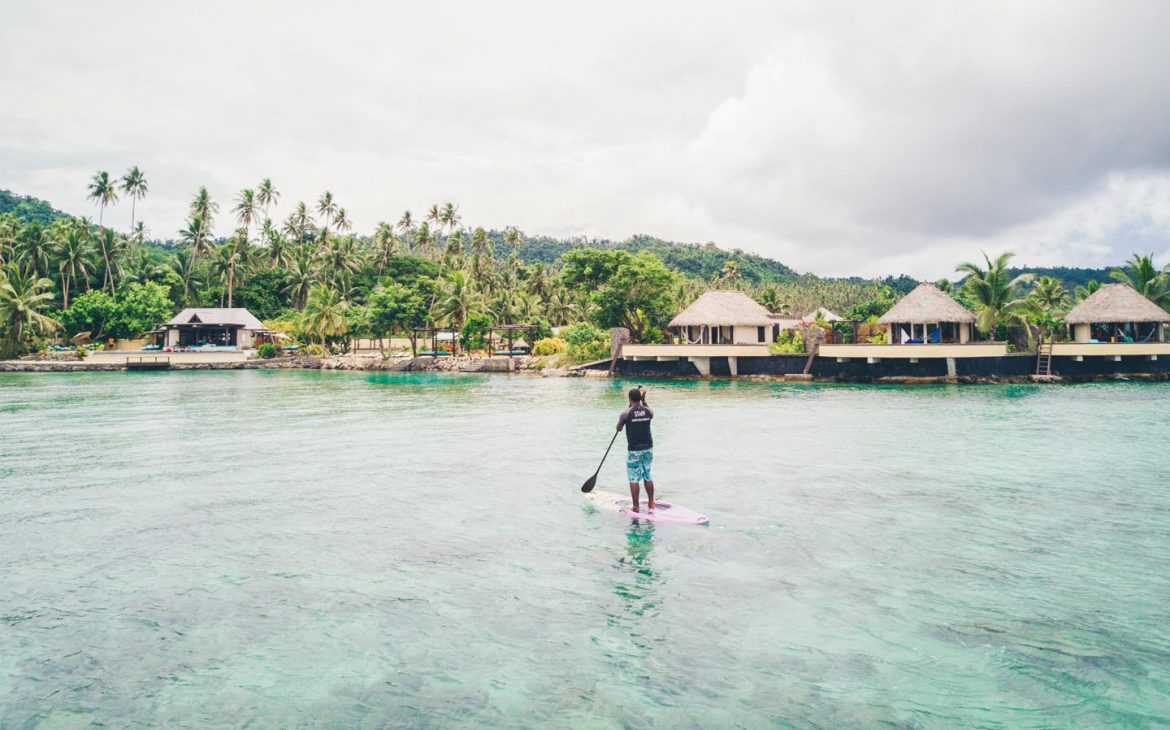 Stand Up Paddle Boarding at Koro Sun Resort, Fiji