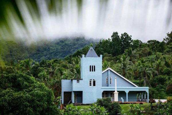 A church near Savusavu, Fiji.