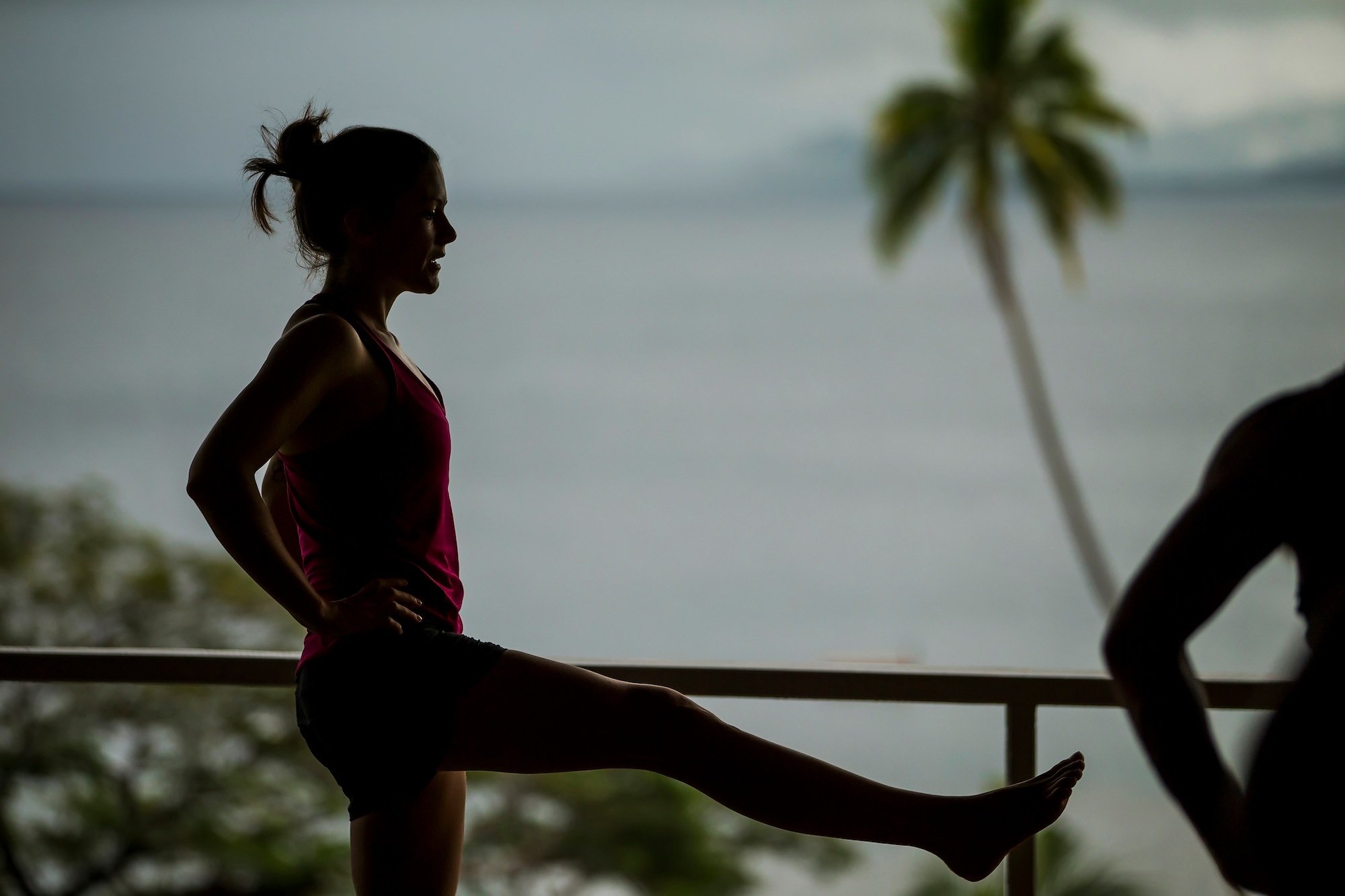 Yoga underway at Daku Resort, Savusavu.