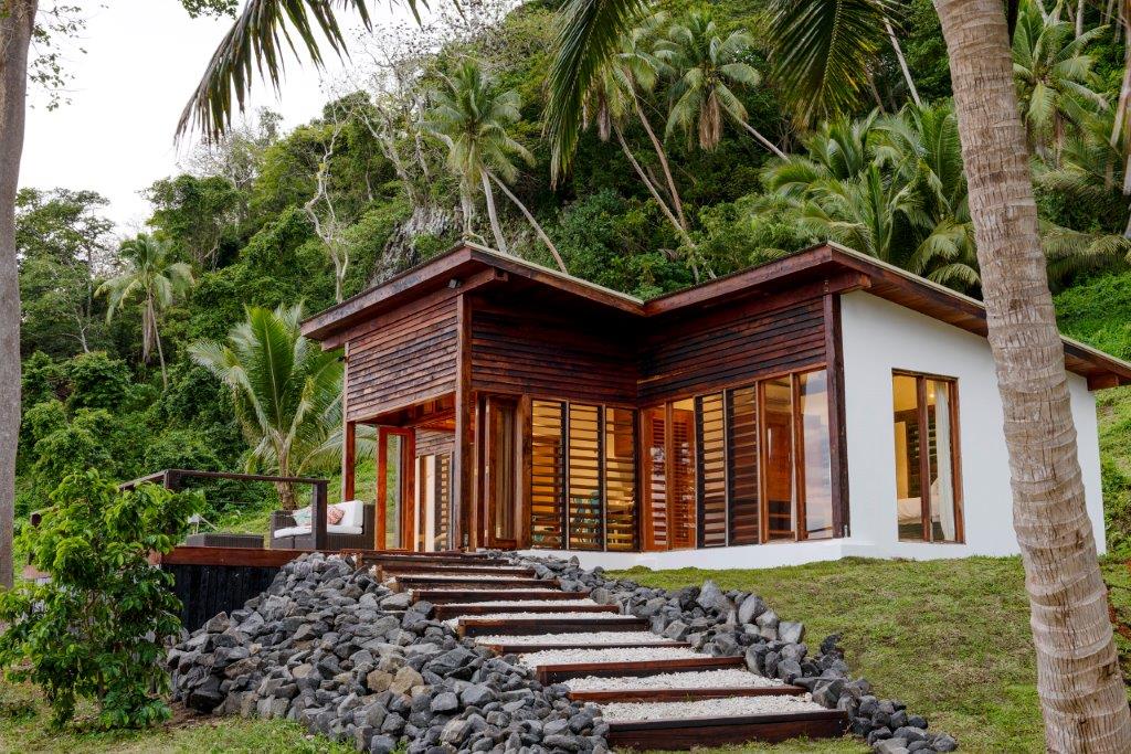 Remote Resort Fiji Two Bedroom Oceanfront Villa Entrance r